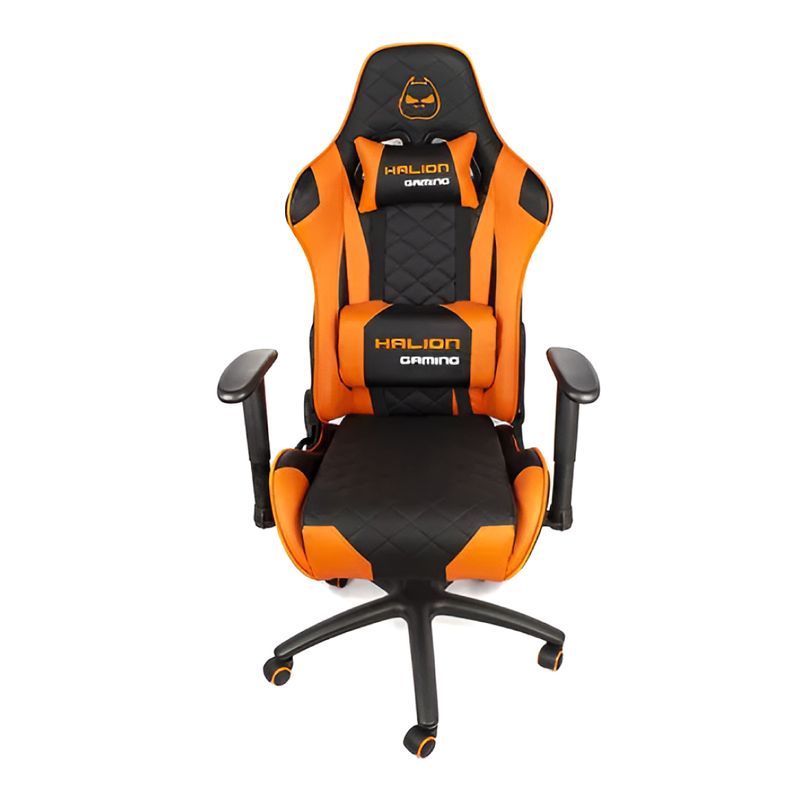 HALION - Silla Gamer Halion HA-S41 Negro con Naranja