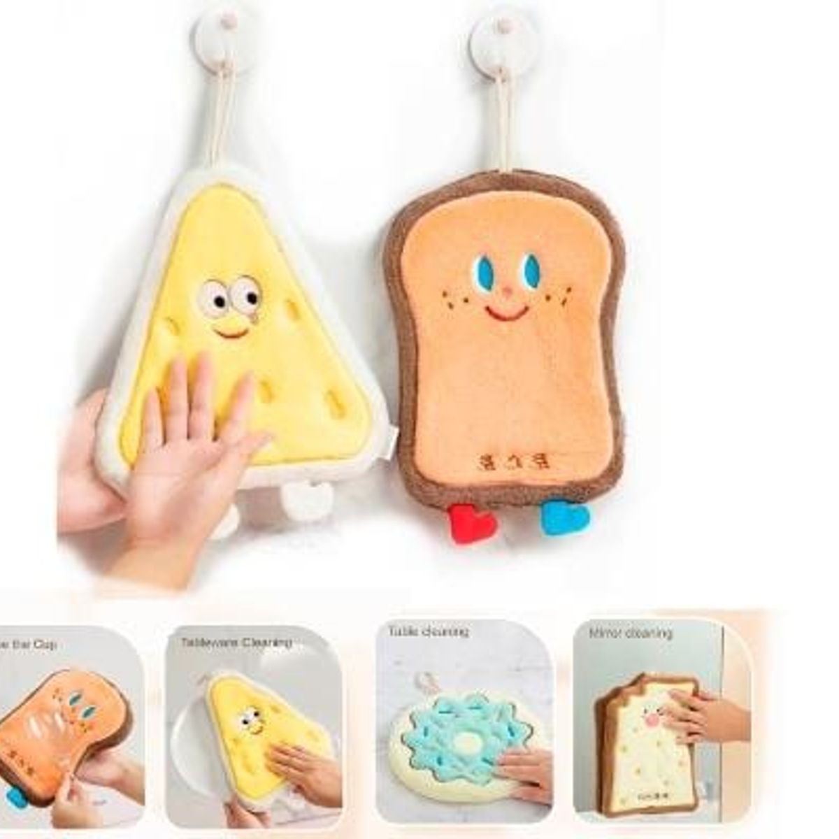 GENERICO - Pack de 4 Mini toallas niños secado rápido portable