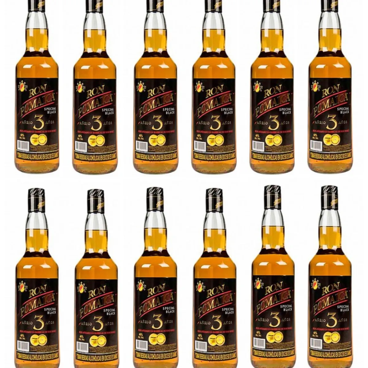 GENERICO - Ron Pomalca 3 años 750ml - 12 UND