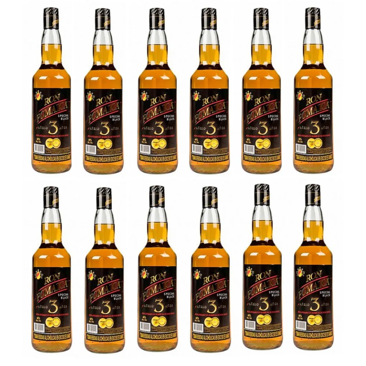 GENERICO - Ron Pomalca 3 años 750ml - 12 UND