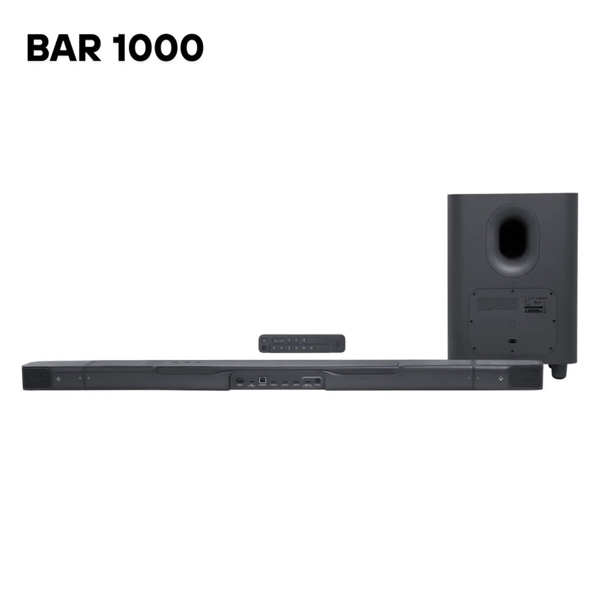 JBL - Barra de Sonido JBL Bar 1000 con altavoces envolventes desmontables
