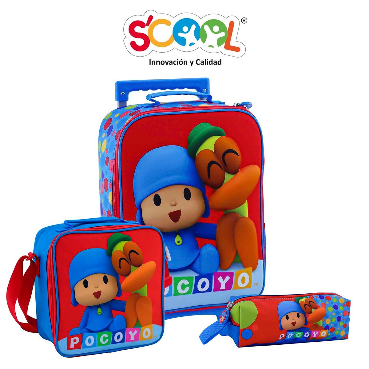 SCOOL - Scool - Set Kombat Maleta MED Eva 3D Pocoyo H