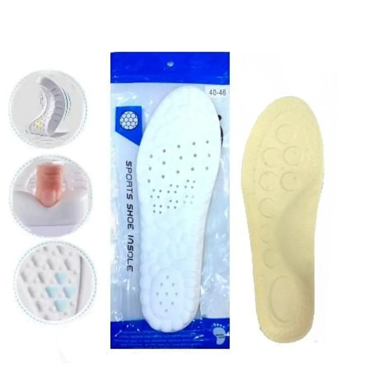 GENERICO - plantillas transpirables y amortiguadoras