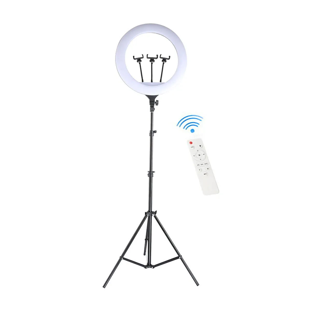 GENERICO - Aro con Luz Led 56cm + Trípode + Control Remoto + Tactil