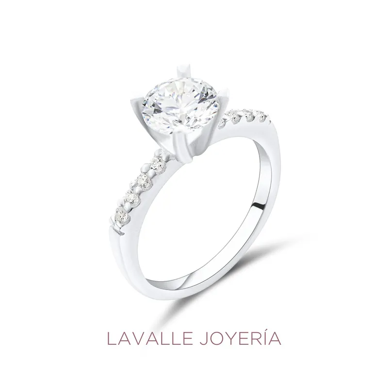 OEM - Anillo Promesa en Plata 950 Lavalle Joyeria