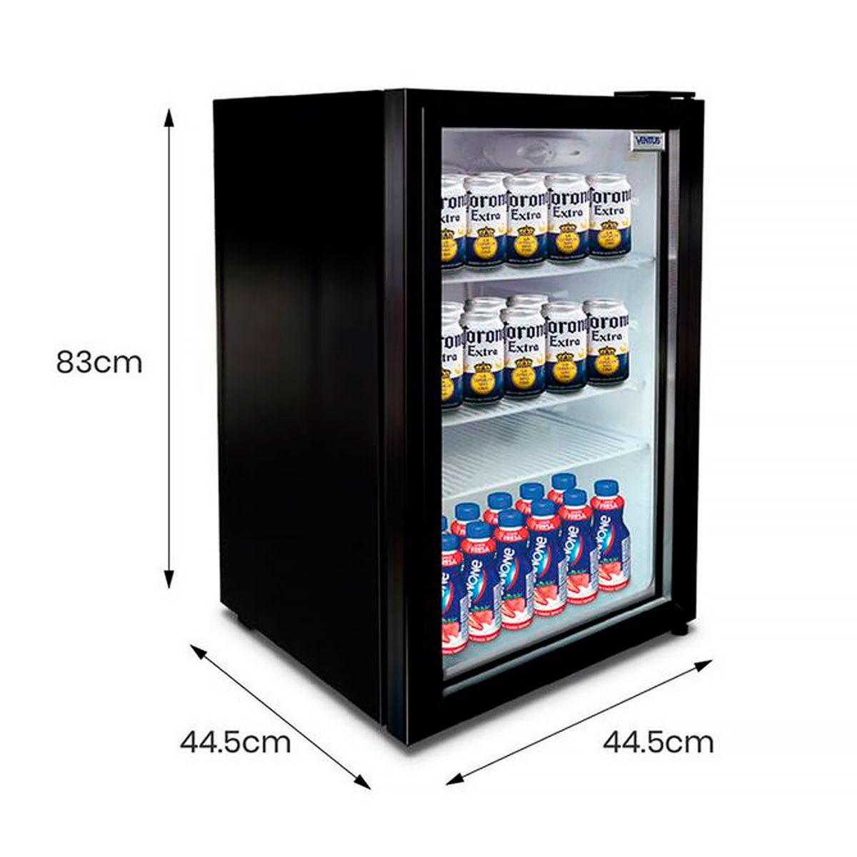 VENTUS - Visicooler VENTUS 100 L 1 PUERTA DE VIDRIO - LG100_.