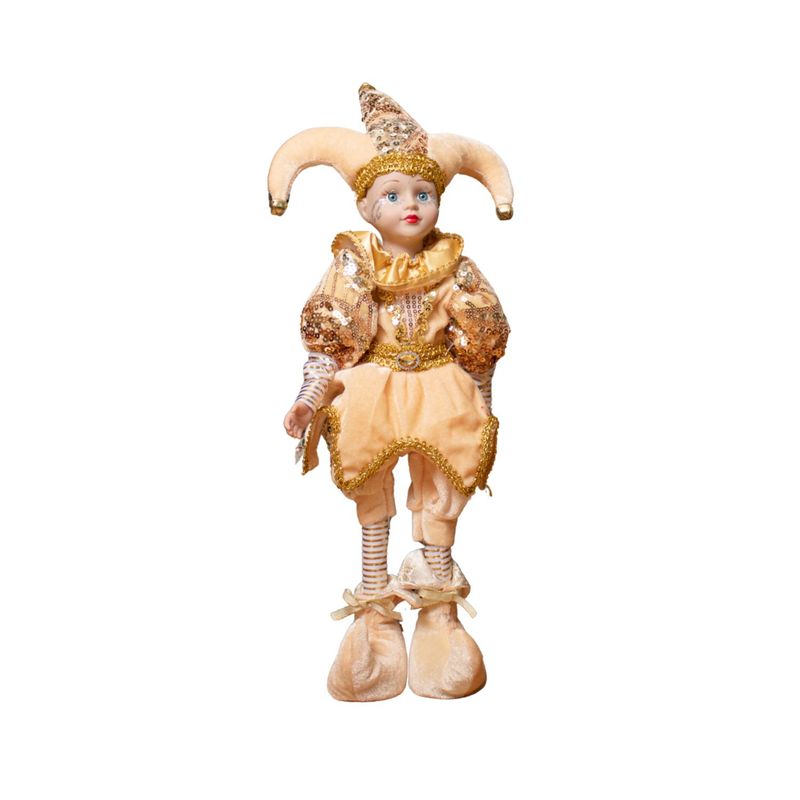 PANADECOR - Arlequín Dorado 53Cm Panadecor Muñecos Decorativos Pvc