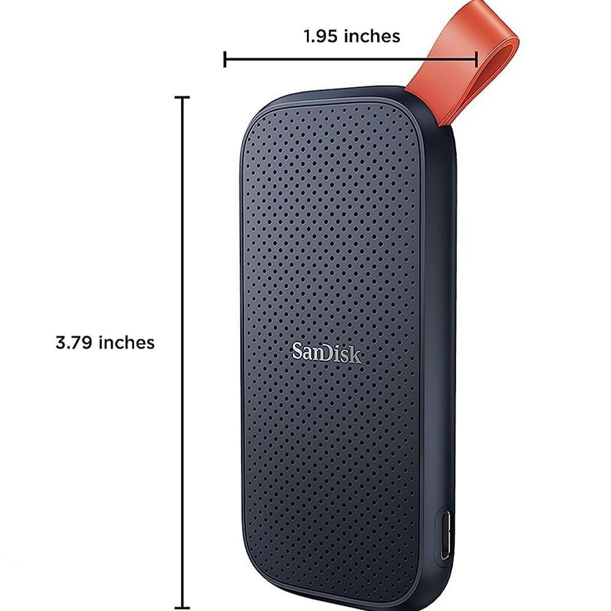 SANDISK - Disco Solido SSD SanDisk Portable 1 TB Externo USB SDSSDE30-1T00-G26