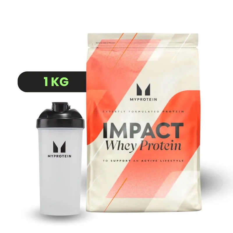 MYPROTEIN - IMPACT WHEY ISOLATE 1 KG - MYPROTEIN- VAINILLA + SHAKER