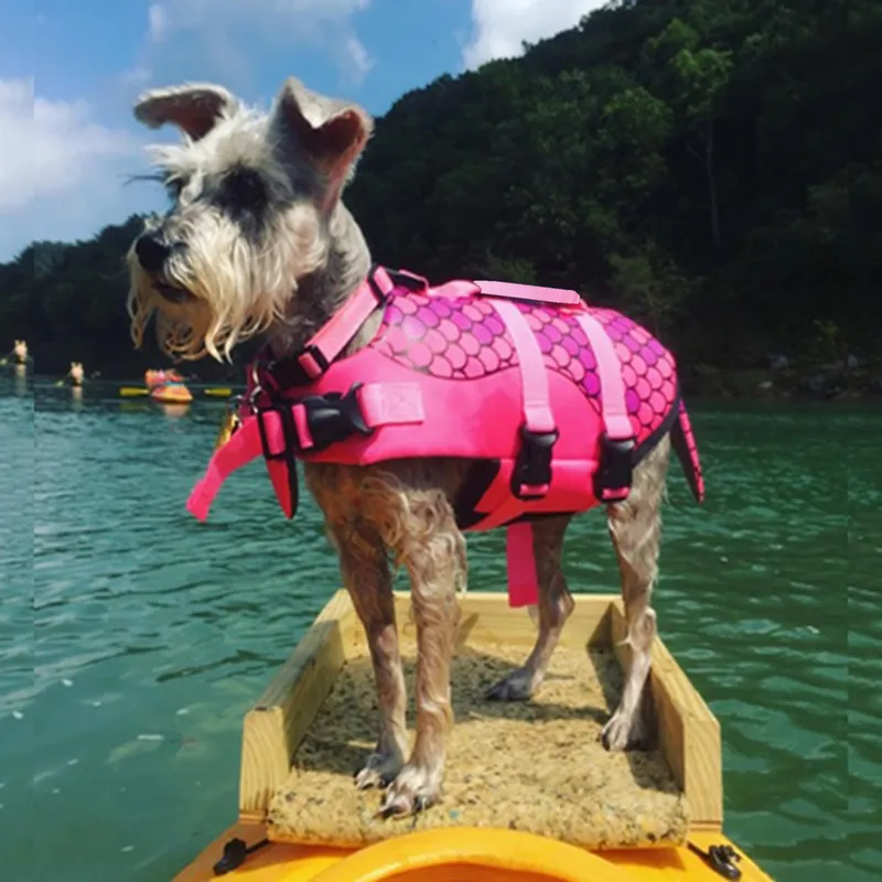 GENERICO - CHALECO SALVAVIDAS MASCOTA SIRENA ROSADO TALLA XL