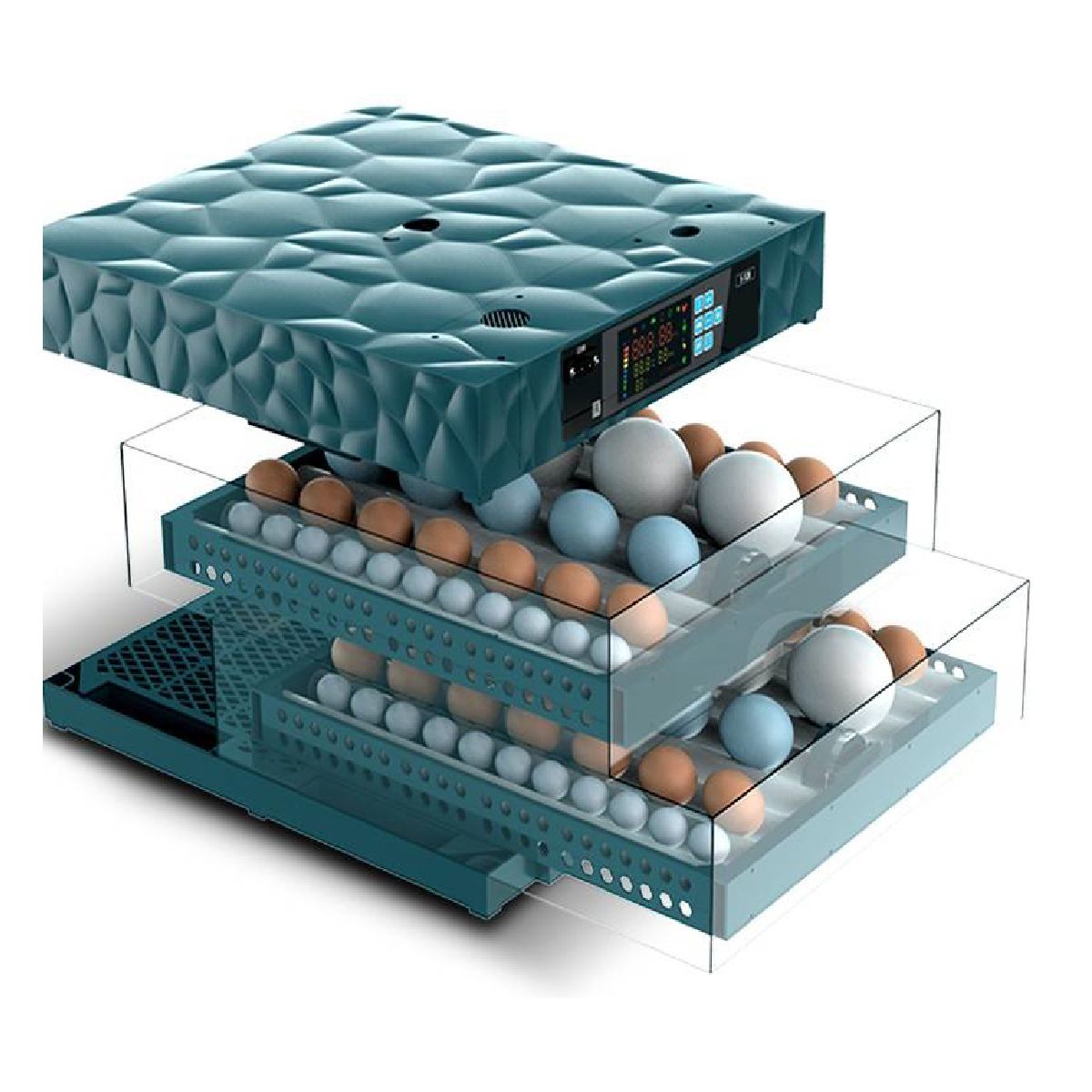 CAIM - INCUBADORA DE 128 HUEVOS MARCA CAIM INCUBADORAS