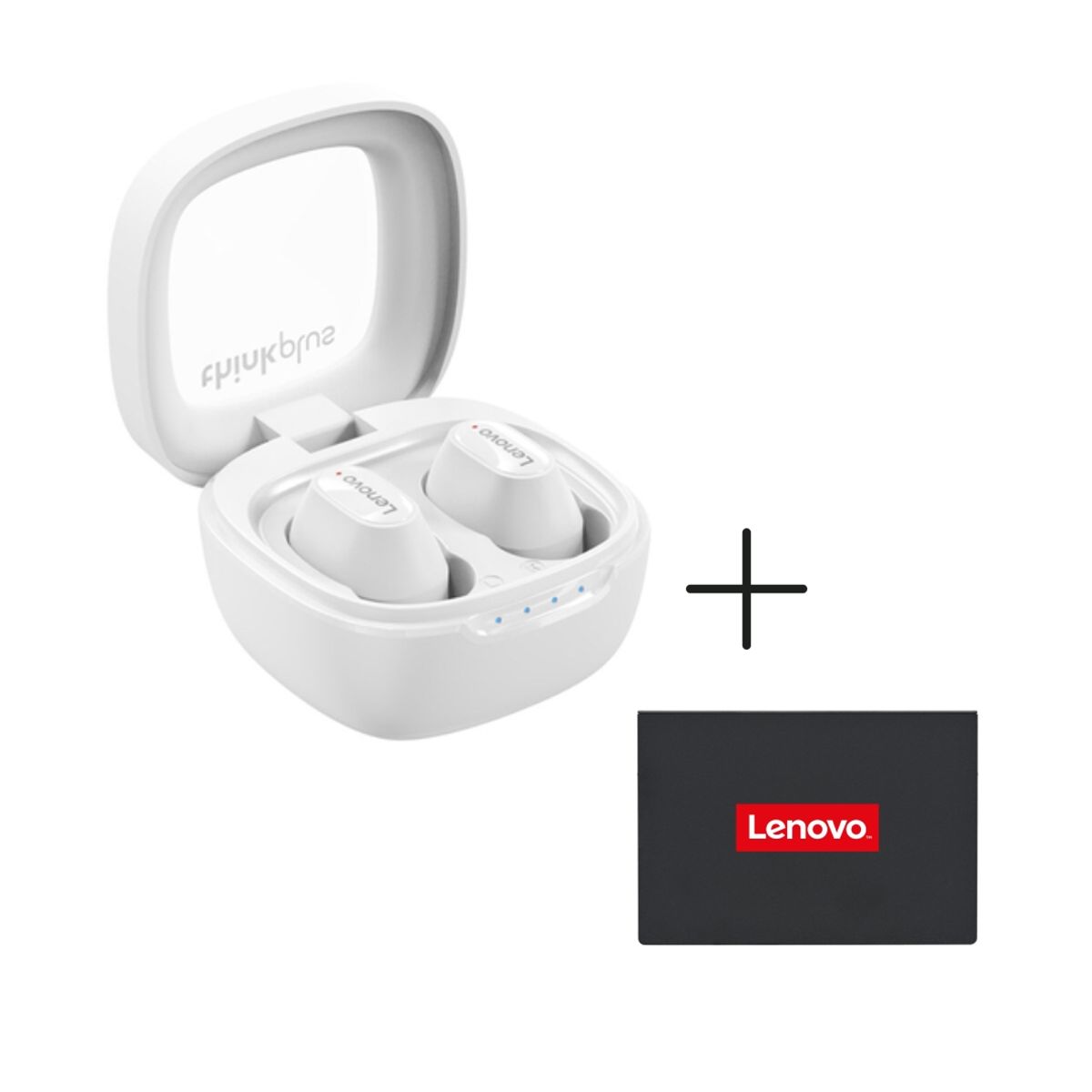 LENOVO - Audífonos Bluetooth Lenovo XT62 Blanco Más Pad Mouse