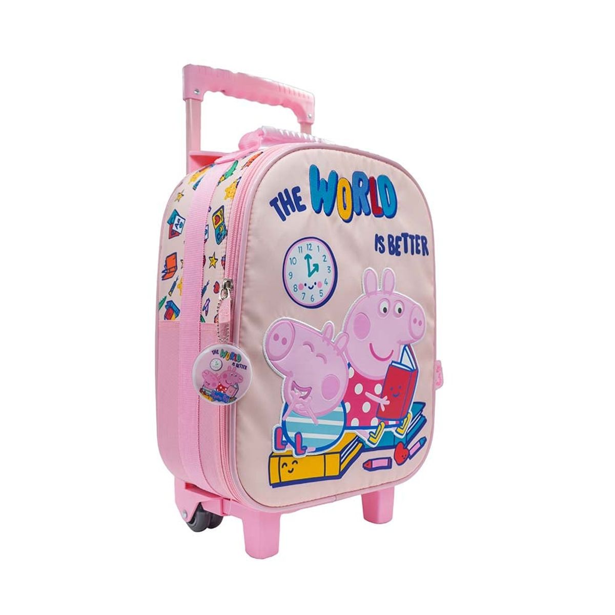 CHILDRENS CLUB - Set de Maleta  escolar x3 piezas -  Peppa Pig