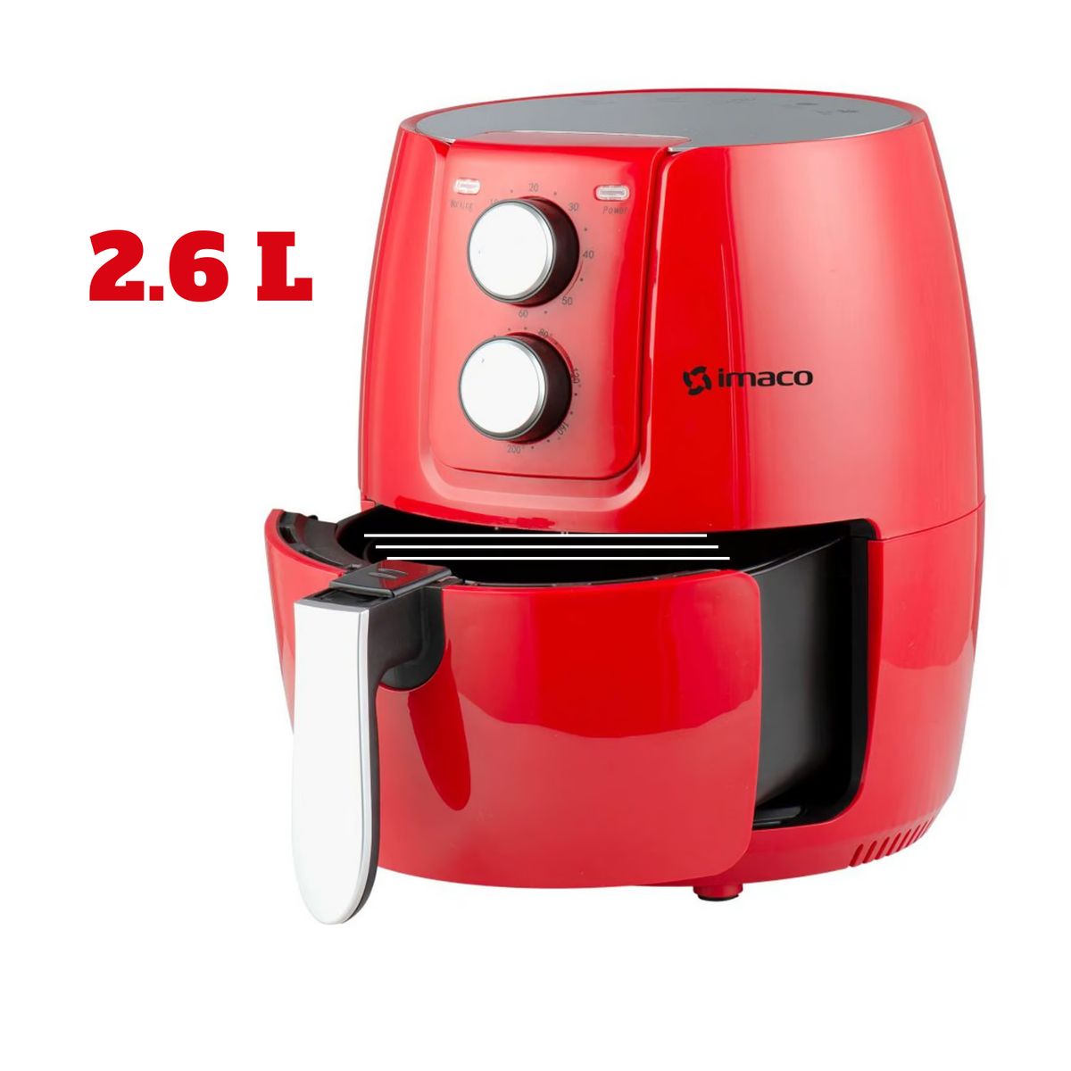 IMACO - Freidora de Aire IMACO  AF2714R Rojo 2.6L