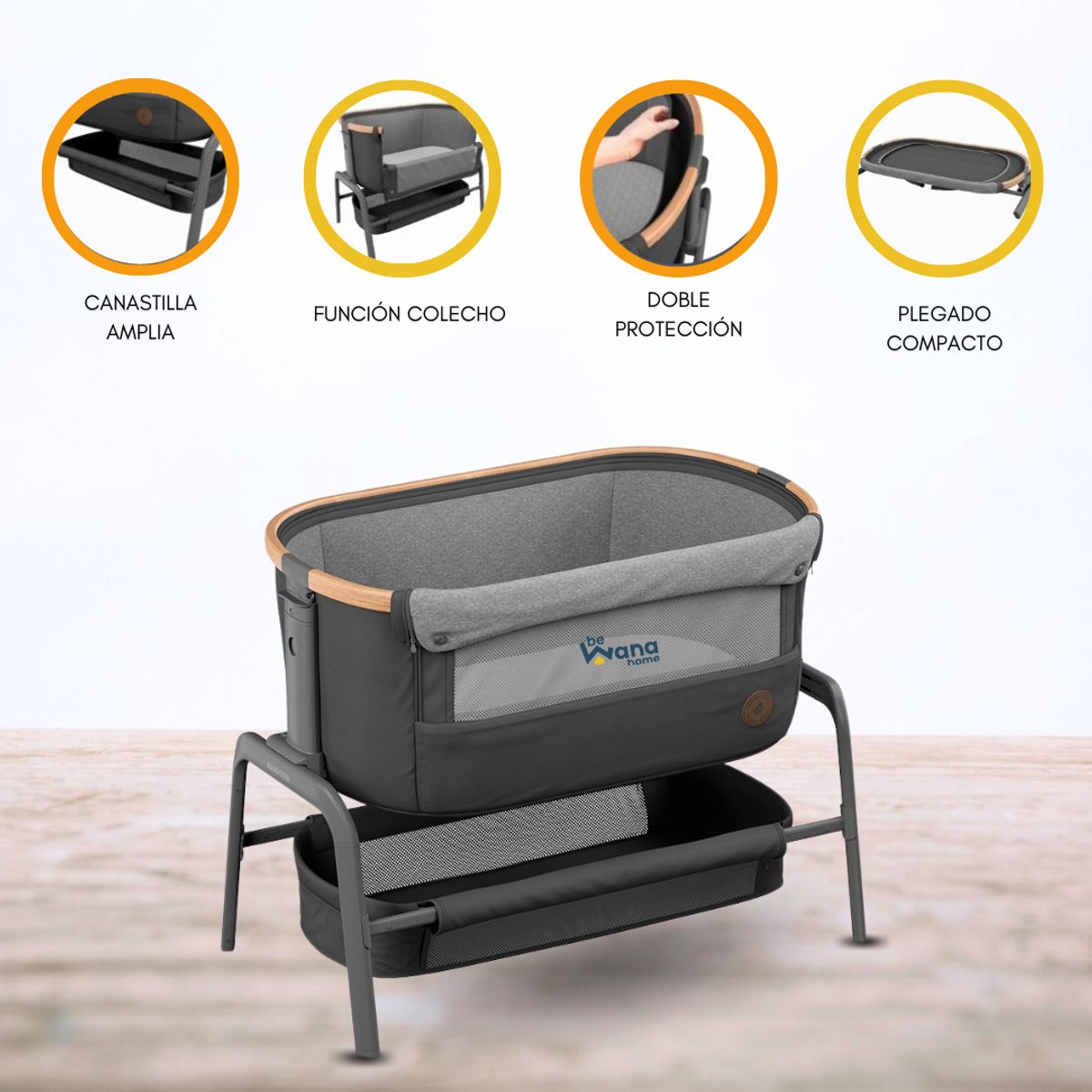 MAXI COSI - Cuna Colecho MAXI-COSI«IORA ESSENTIAL» GRAPHITE