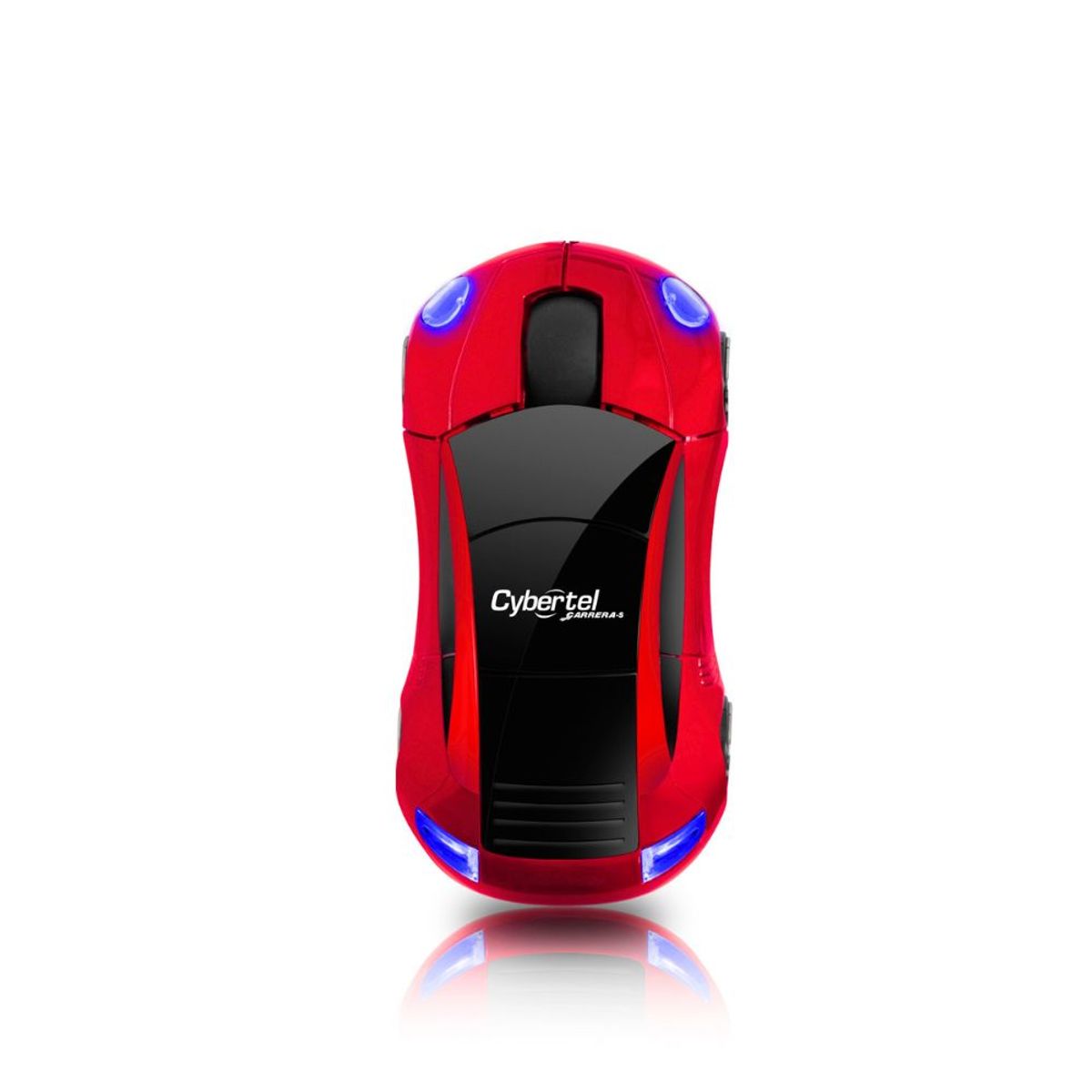CYBERTEL - Mouse Cybertel Inalambrico Modelo Carrito Carrera 1000dpi + pad