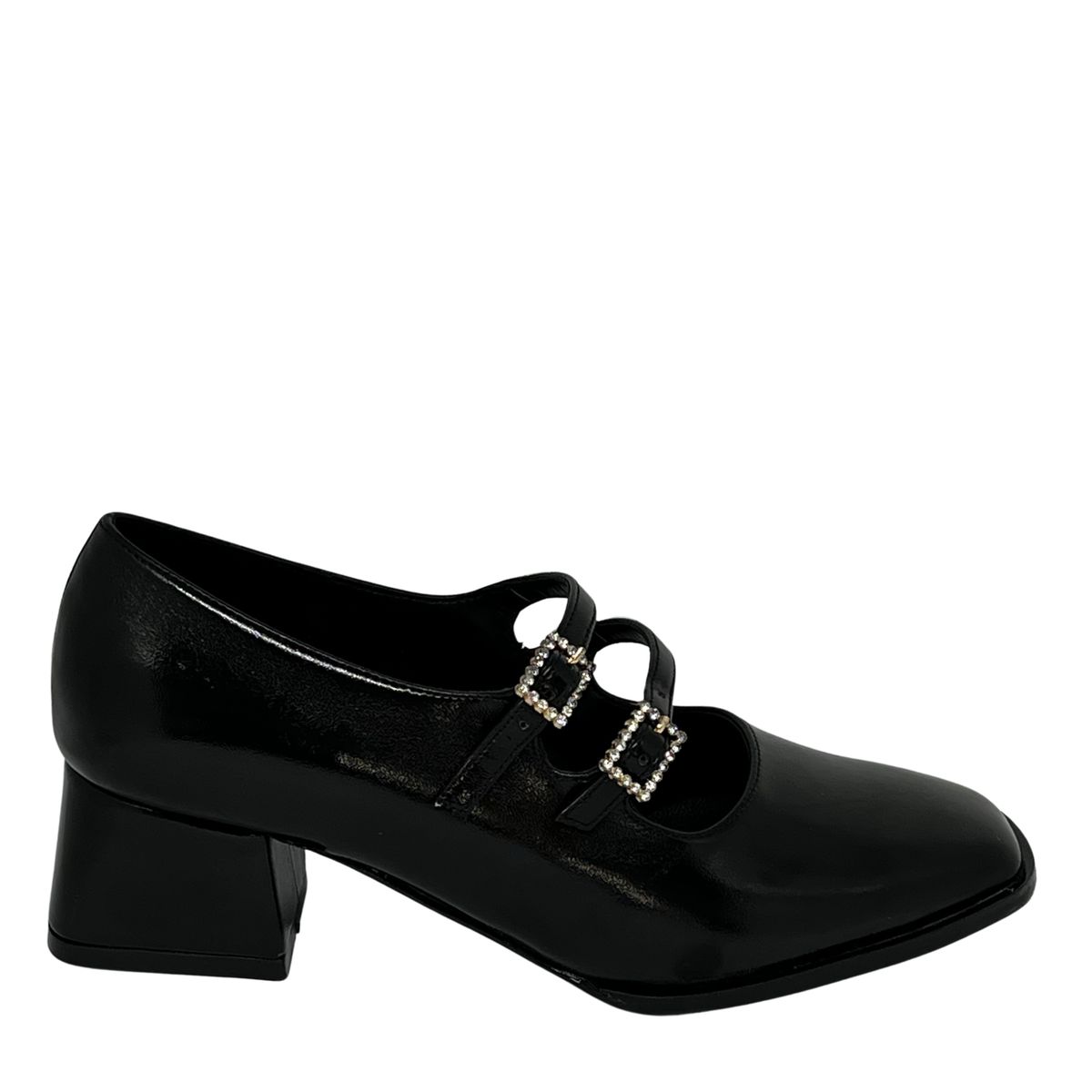 SAPATU - ZAPATOS BALERINAS MARY JANE PARA MUJER NEGRO
