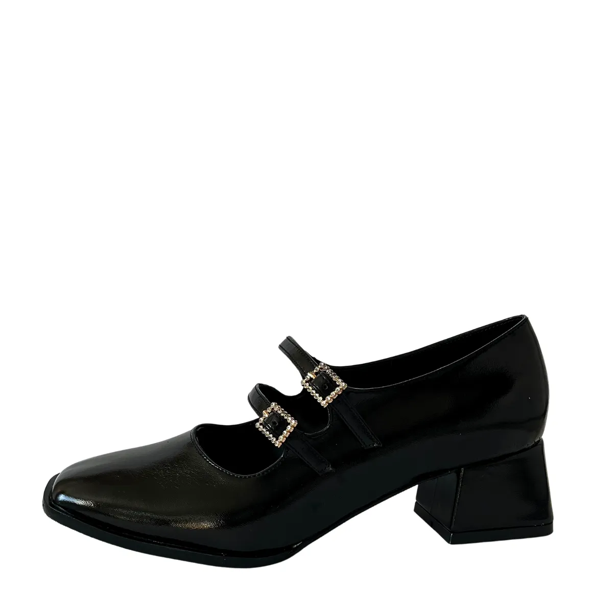SAPATU - ZAPATOS BALERINAS MARY JANE PARA MUJER NEGRO