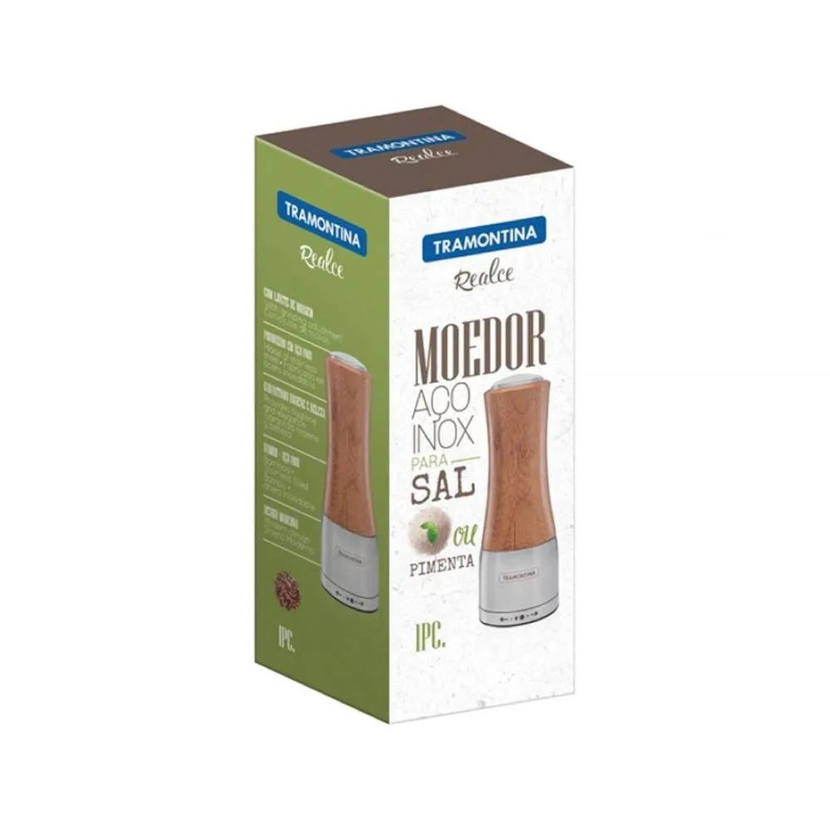 TRAMONTINA - Molinillo De AInox Bambu - Tramontina