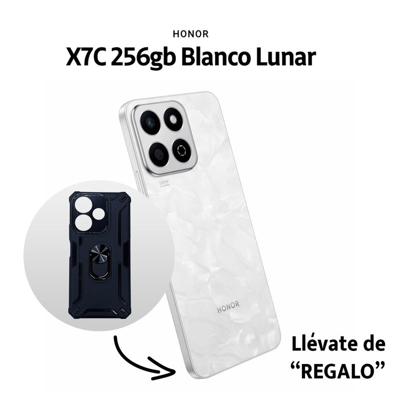 HONOR - HONOR X7C 8GB RAM 256GB COLOR BLANCO LUNAR CON ESTUCHE DE REGALO