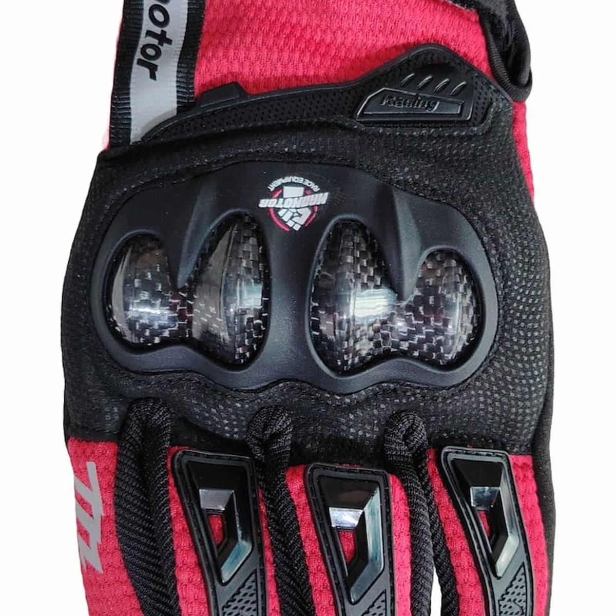 GENERICO - GUANTES MADMOTOR ROJO TALLA M