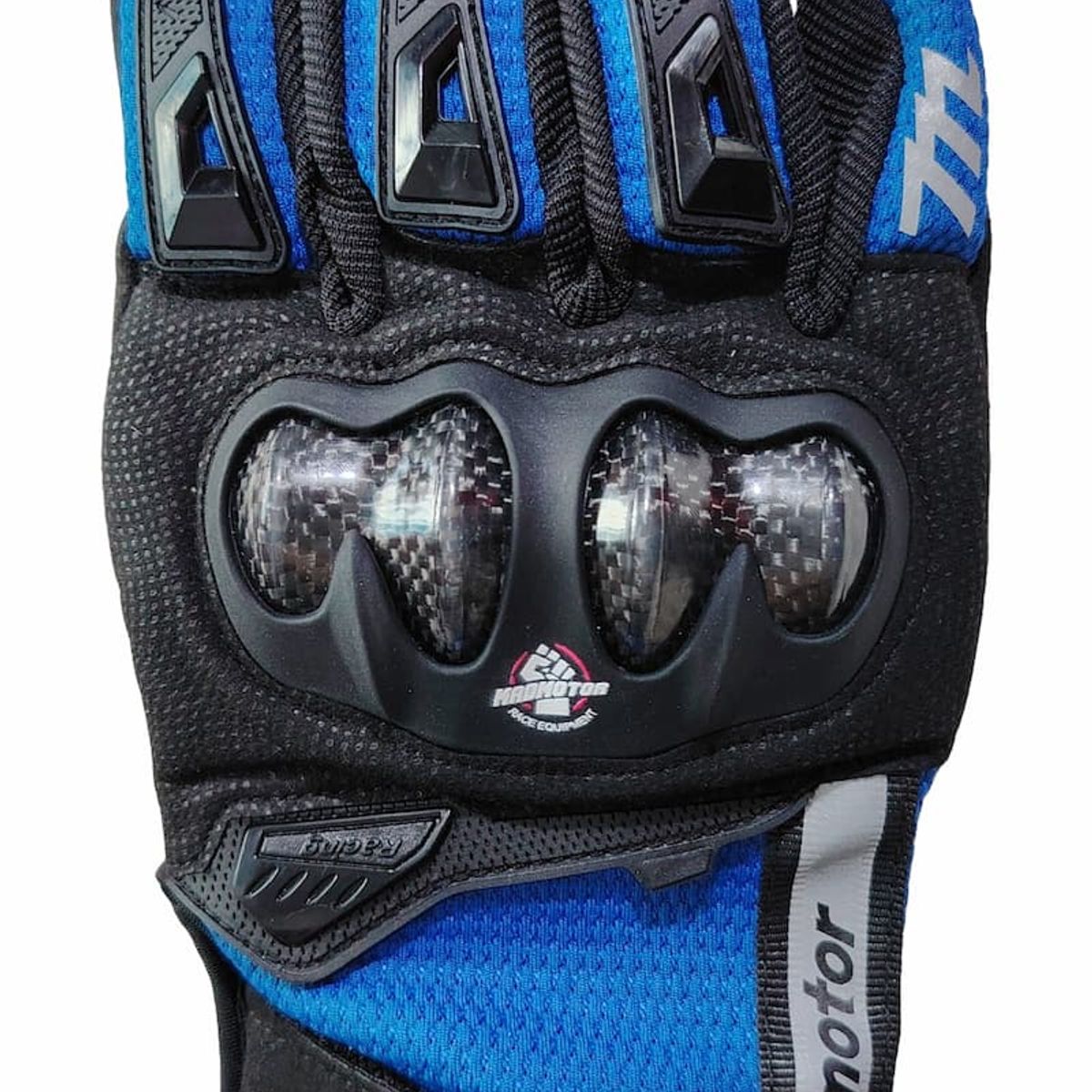 GENERICO - GUANTES MADMOTOR AZUL TALLA M
