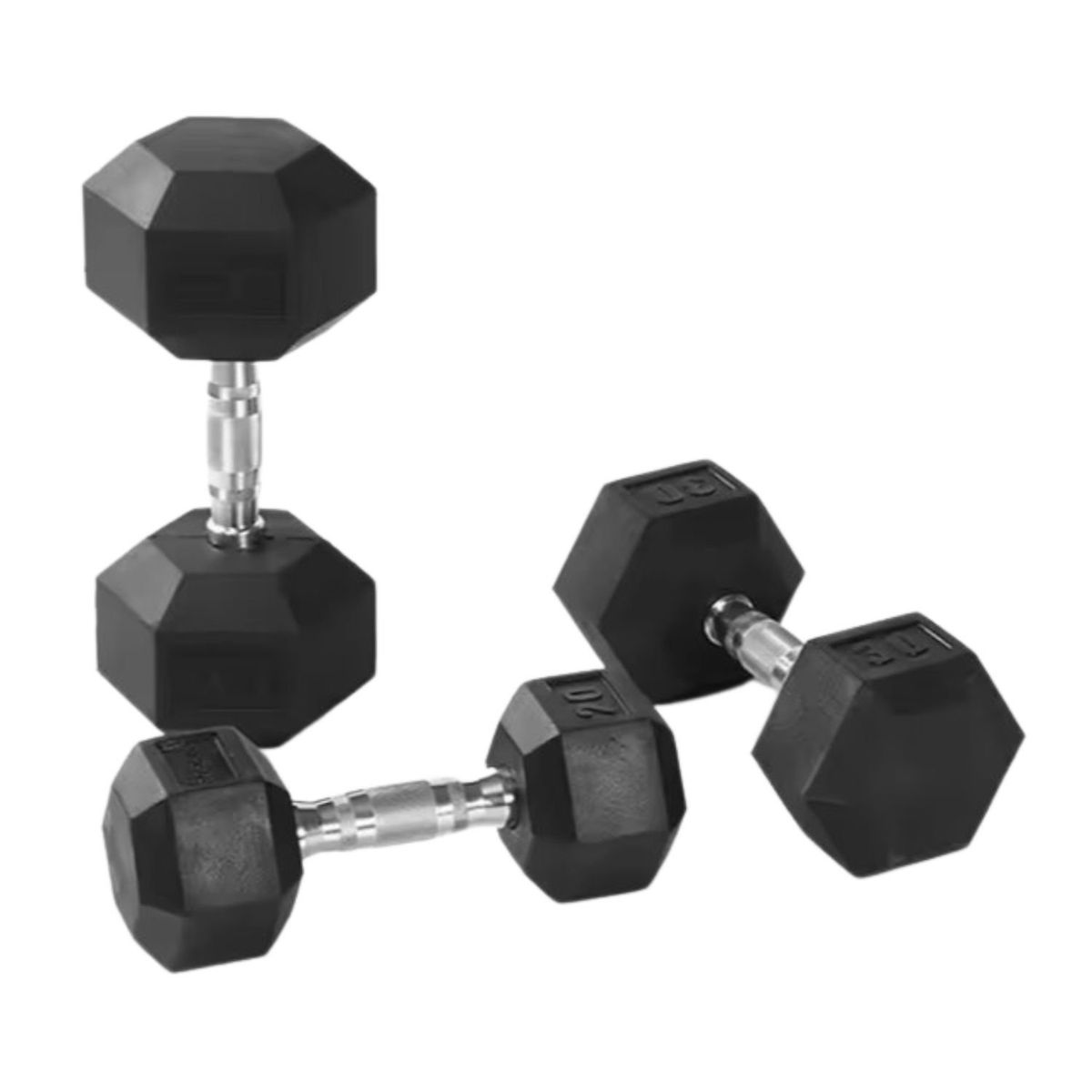 GENERICO - Mancuernas Hexagonales de 2.5 kg/Par Ejercicio, Fitness