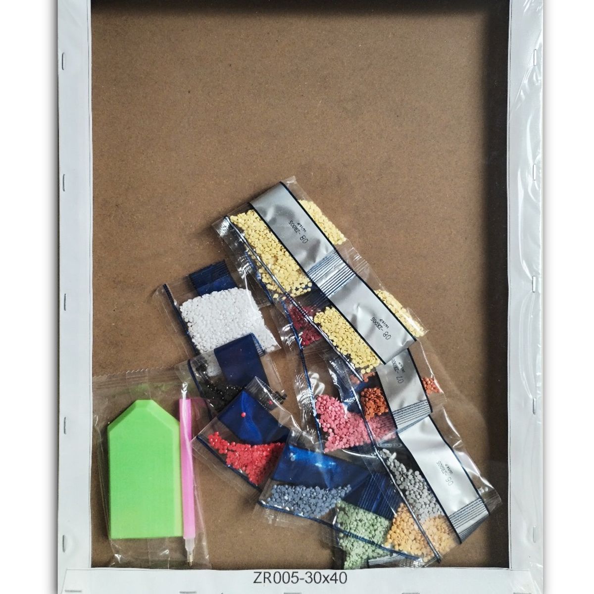 GENERICO - CUADRO DE DIAMANTES 30X30 KURO MI