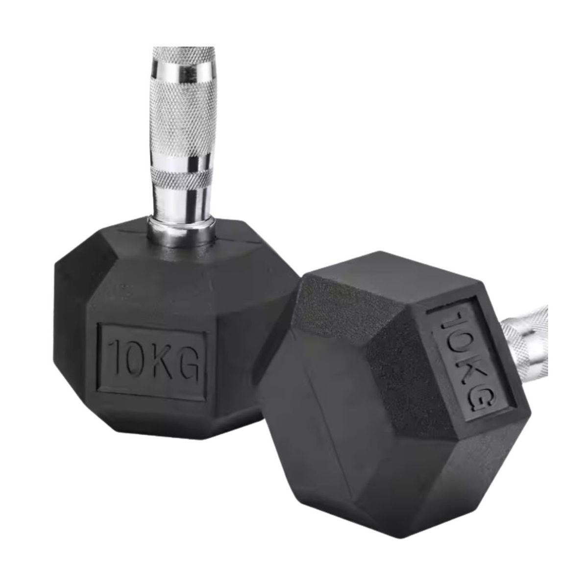 GENERICO - Mancuernas Hexagonales de 10 kg/Par Ejercicio, Fitness