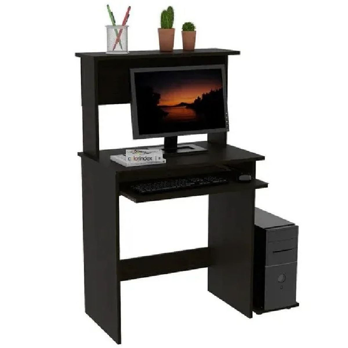 NACION MUEBLES - ESCRITORIO NACION MUEBLES PIERO COLOR NEGRO