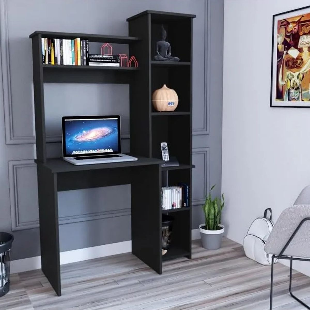 NACION MUEBLES - ESCRITORIO NACION MUEBLES ROCIO COLOR NEGRO