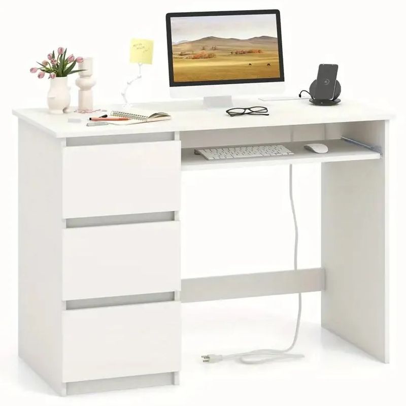 NACION MUEBLES - ESCRITORIO NACION MUEBLES RAYSA COLOR BLANCO