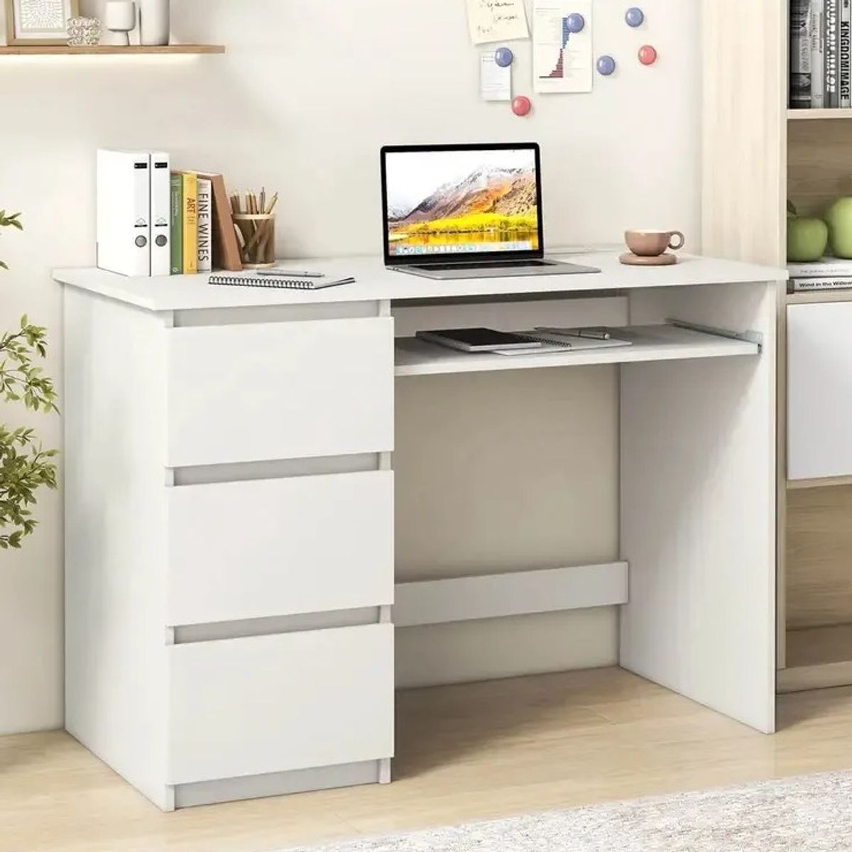 NACION MUEBLES - ESCRITORIO NACION MUEBLES RAYSA COLOR BLANCO