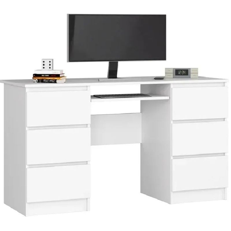 NACION MUEBLES - ESCRITORIO NACION MUEBLES ROLO COLOR BLANCO