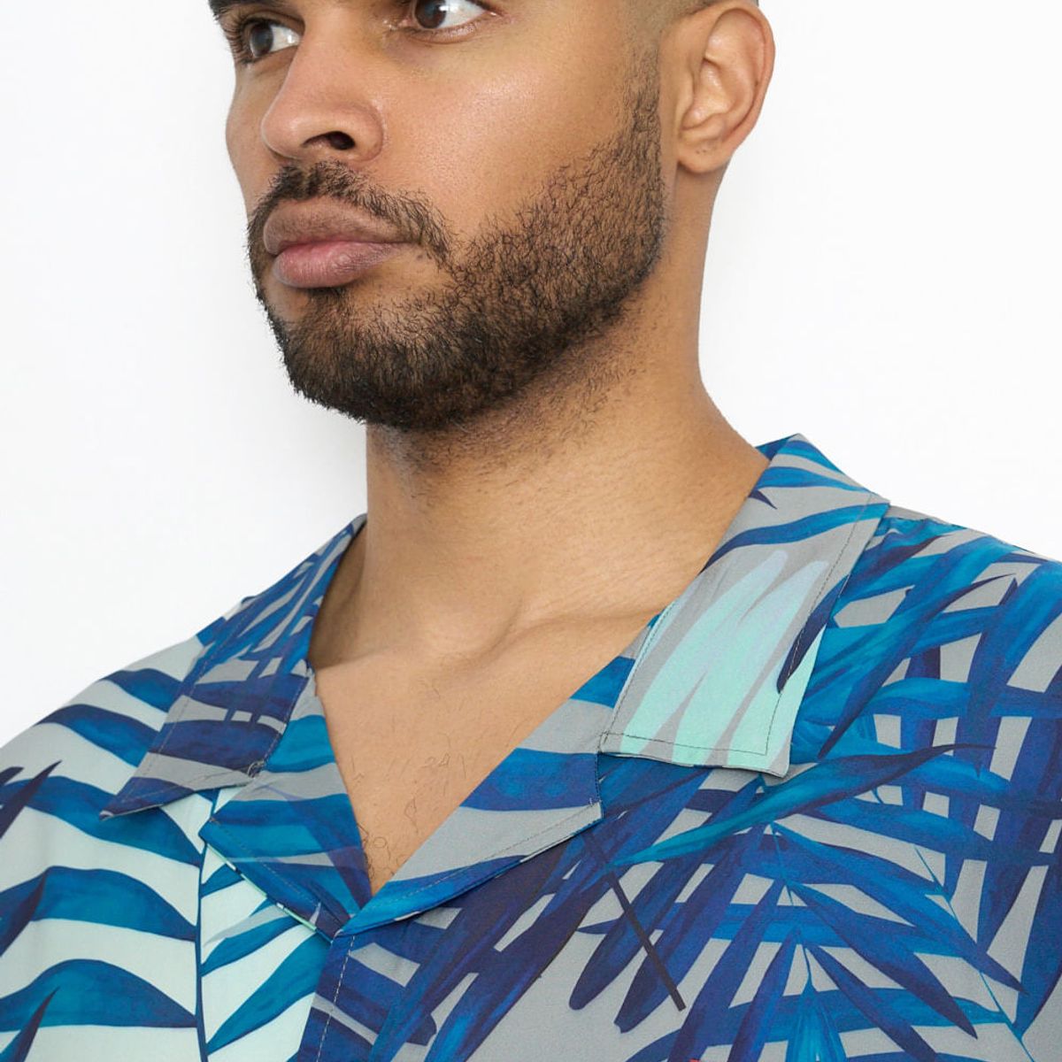 HUGO BOSS - Hugo - Camisa relax fit en material sintético