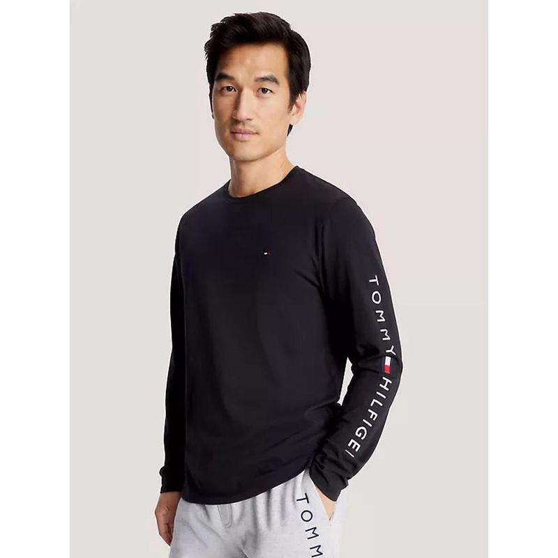 TOMMY HILFIGER - CAMISETA M TOMMY LOGO LONG SLEEVE TEE TH