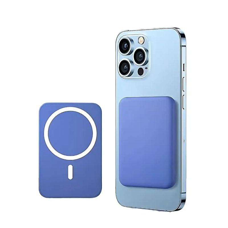 REMAX - POWER BANK INALAMBRICO MAGNETICO 10000mha PD20W- AZUL