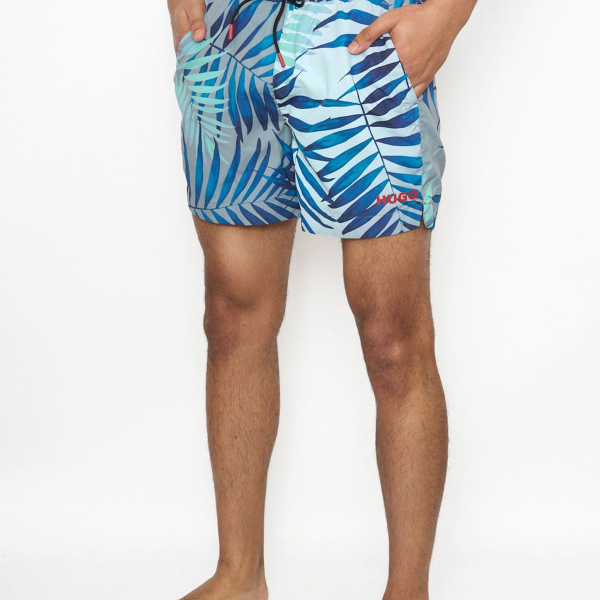 HUGO BOSS - Bañador tipo shorts con forro integral
