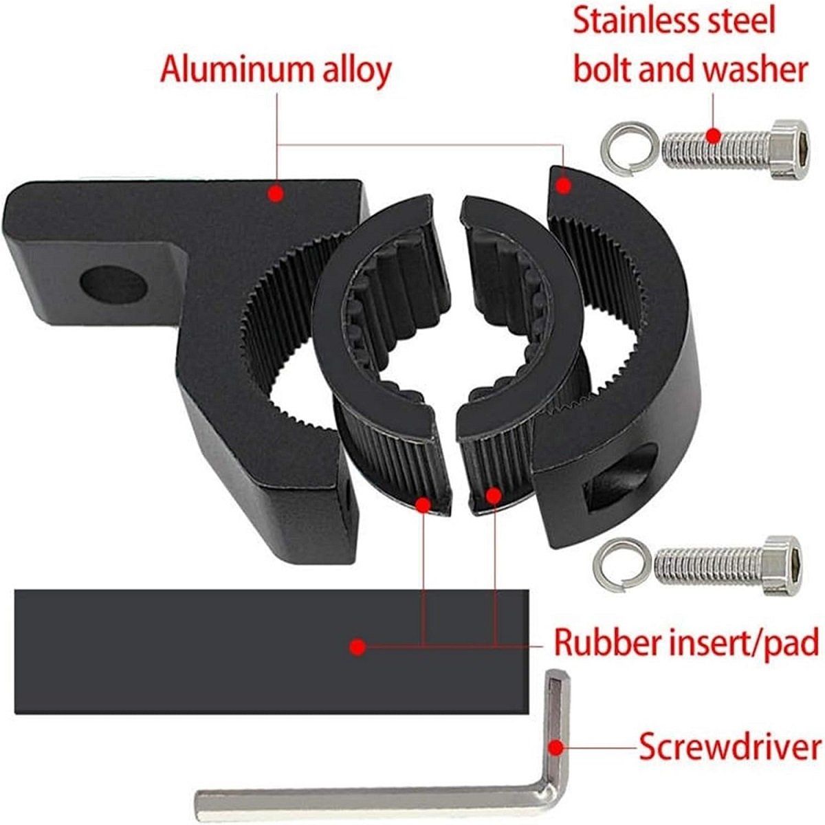 BAALATHKKO5 - Soporte Para Focos Neblineros Motos Universal