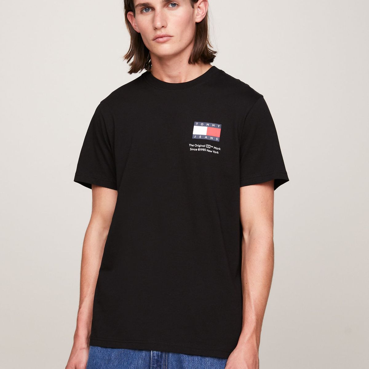 TOMMY HILFIGER - CAMISETA M/C TJM SLIM ESSENTIAL FLAG TEE EX