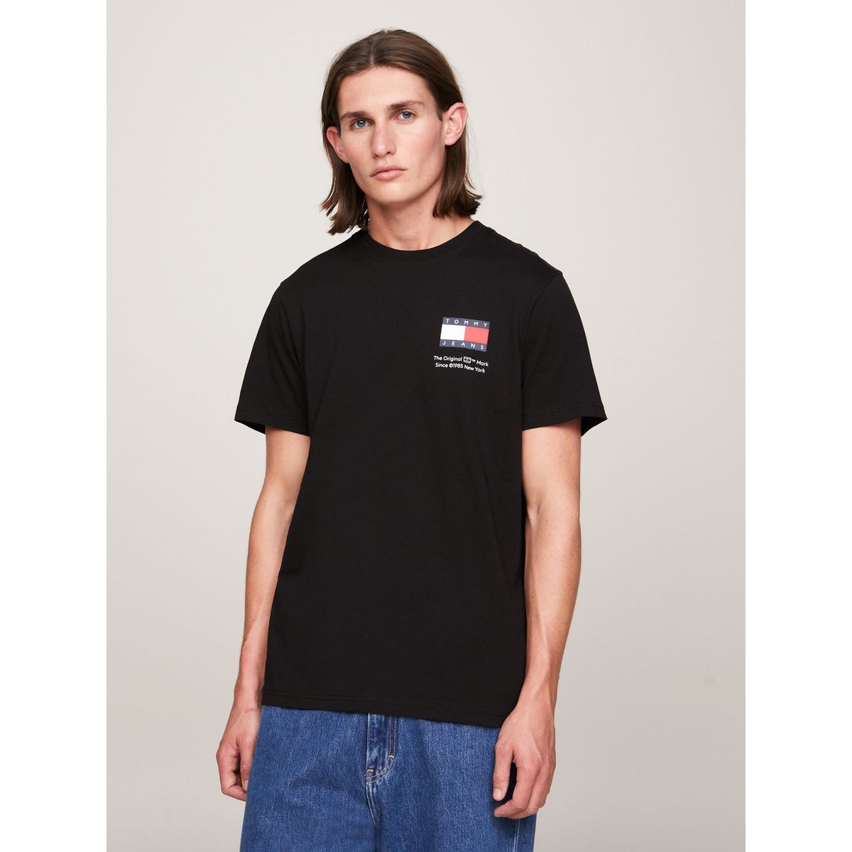 TOMMY HILFIGER - CAMISETA M/C TJM SLIM ESSENTIAL FLAG TEE EX