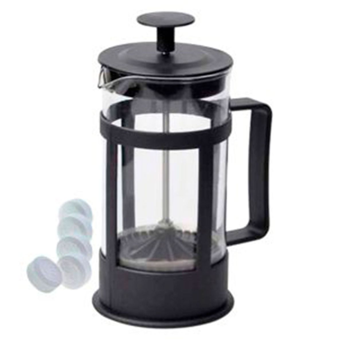 SIGNATURE PERU - Prensa Francesa 350ml + 5 Pastillas de Limpieza