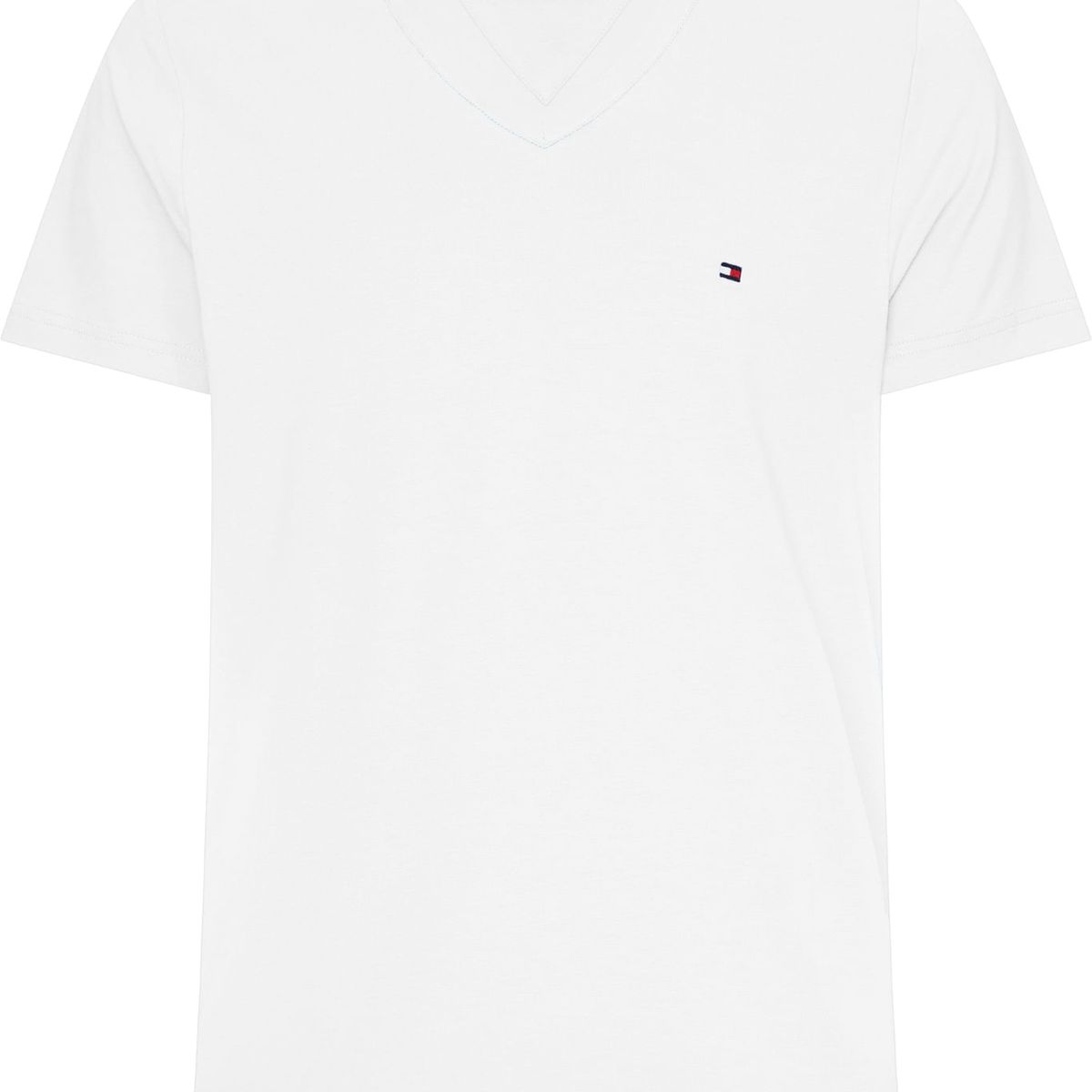 TOMMY HILFIGER - CAMISETA WCC ESSENTIAL COTTON VNECK TEE