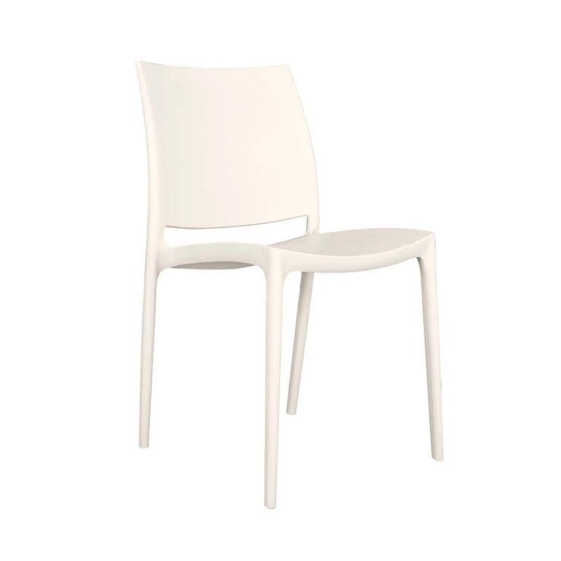OFIDEAS - Silla De Comedor Diseño Kiro Color Blanco Ofideas