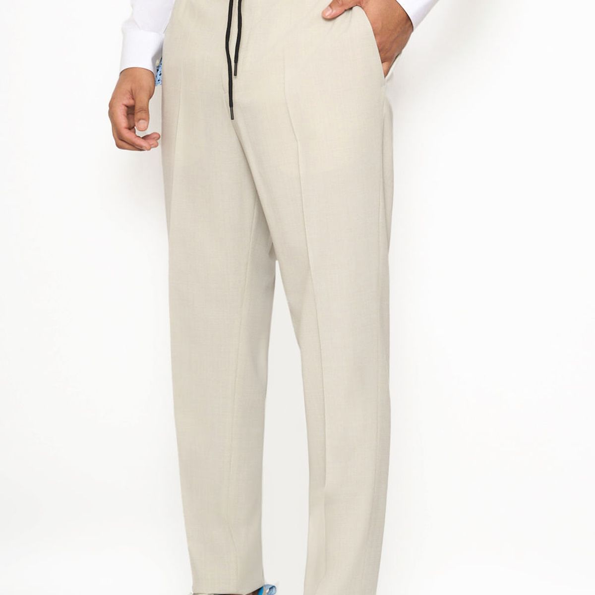 HUGO BOSS - Hugo - Pantalones extra-slim fit de tejido elástico y lana virgen