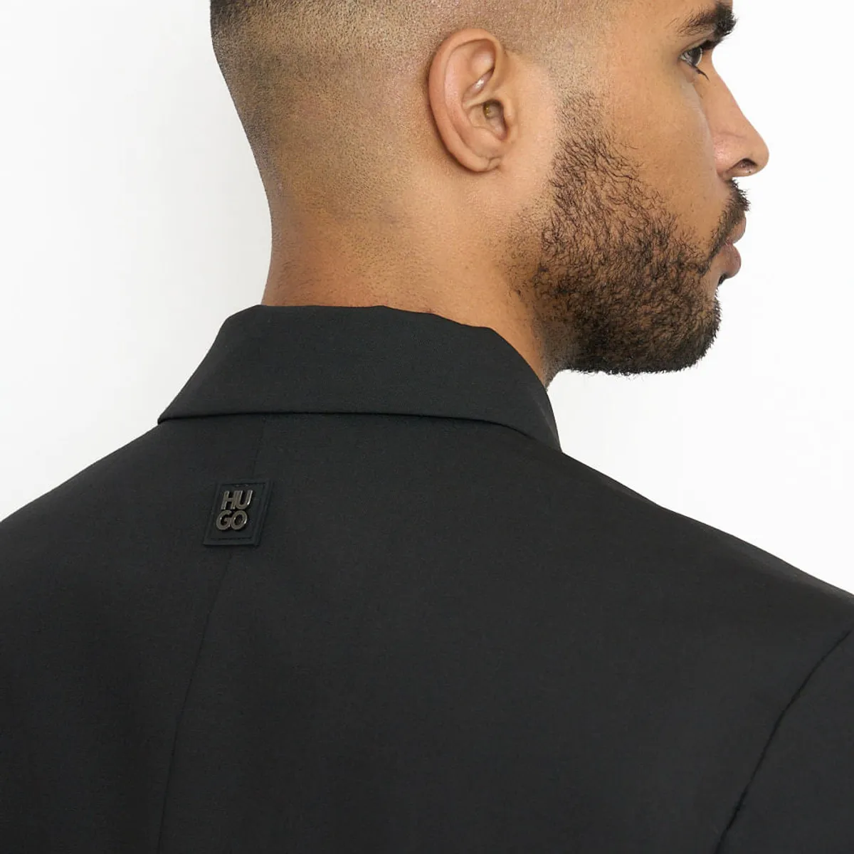 HUGO BOSS - Hugo - Saco casual en material técnico y lana virgen