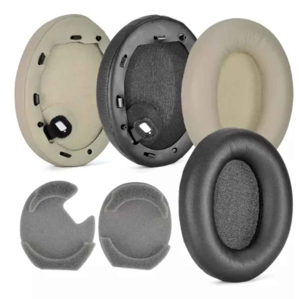 GENERICO - Almohadillas para Audifonos Sony Wh-1000xm4 color negro