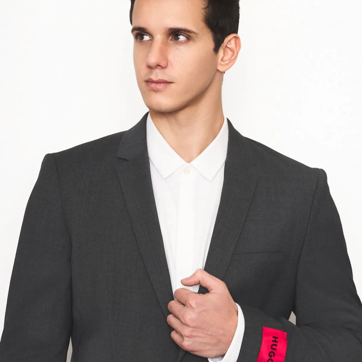 HUGO BOSS - Hugo - Saco en sarga de lana virgen elástica