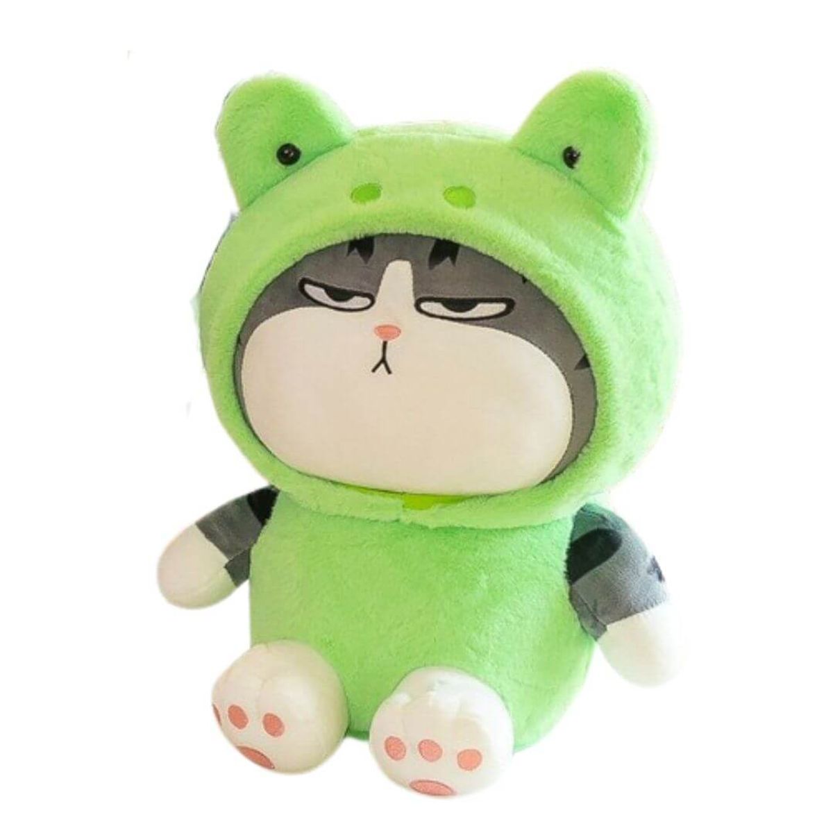 GENERICO - Peluche Gato Emperador Rana - Mide 25 cm