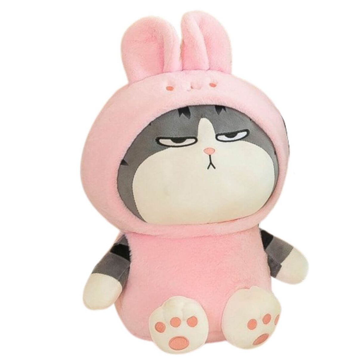 GENERICO - Peluche Gato Emperador Conejo - Mide 25 cm